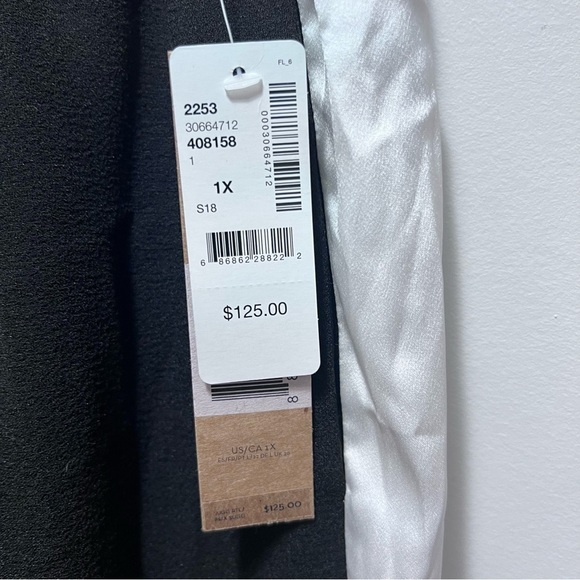 RACHEL Rachel Roy Cropped Colorblocked Pants Size 1x - Picture 8 of 12